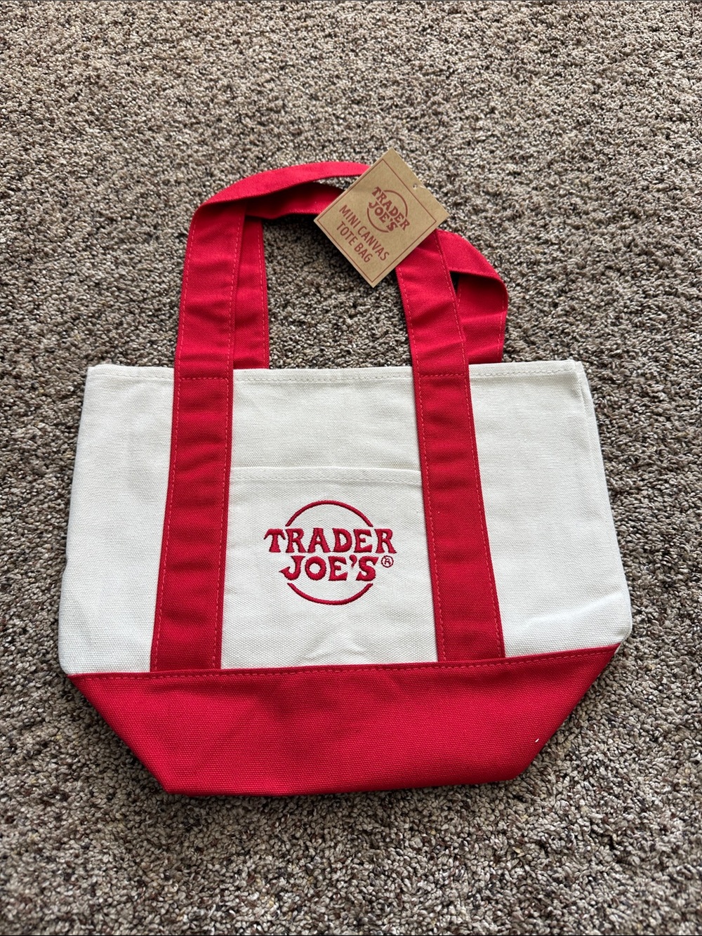 Trader Joe’s Mini Canvas Tote Bag